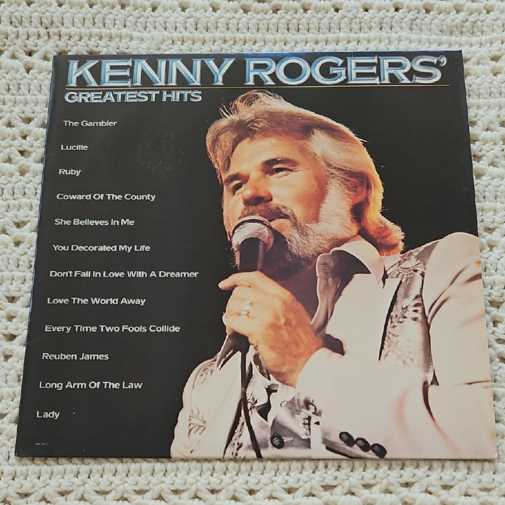 Vintage | 1980 Kenny Rogers Greatest Hits Vinyl Record Album